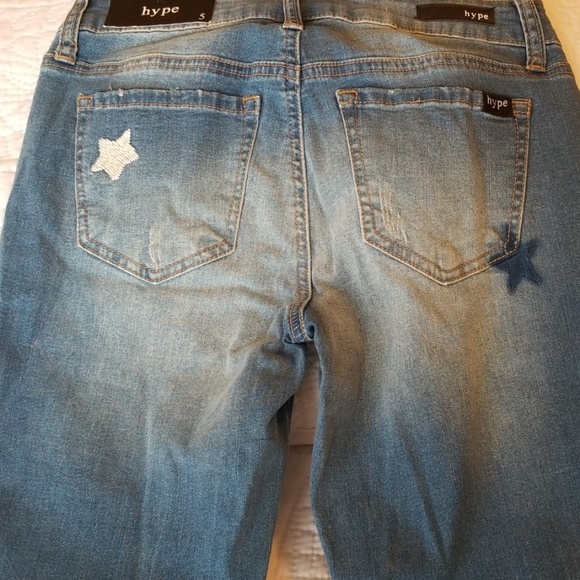 Hype Skinny Jeans w/ Stars - Picture 6 of 7